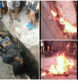 Maling dibakar massa