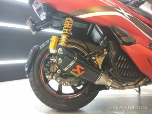 Akrapovic palsu pada Honda Pcx 150