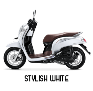 warna baru Honda Scoopy 2018 stylish white