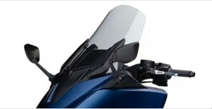 Fitur yamaha Tmax DX 2018 E-adjustable windscreen