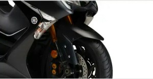 Upside down Yamaha Tmax DX 2018