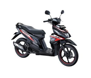 Warna Suzuki Nex II 2018 Facelift hitam sporty runner