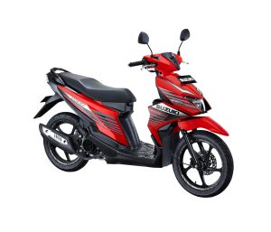 Warna Suzuki Nex II 2018 Facelift merah sporty runner