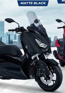 Warna baru Yamaha Xmax 250 2018 matte black hitam doff