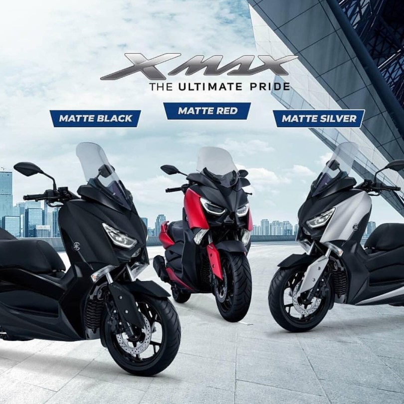 warna baru Yamaha Xmax 250 2018