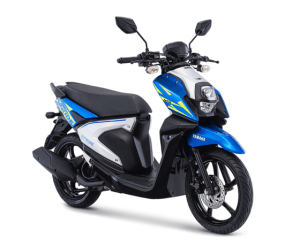 warna baru yamaha new xride 125 2018 Dynamic Blue (biru putih)