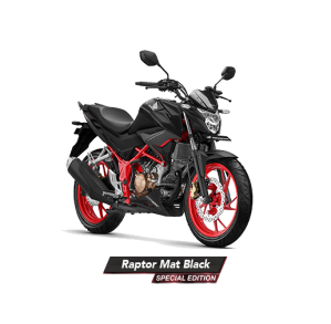 Warna Baru New Honda CB150R StreetFire 2018 Raptor Mat Black Hitam Dof