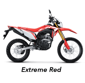 warna baru honda CRF150L 2019 merah extreme red