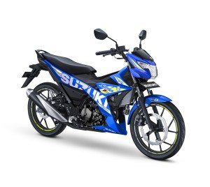 pilihan warna baru suzuki satria F150 2019 livery motogp biru