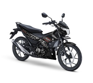 pilihan warna baru suzuki satria F150 2019 black hitam