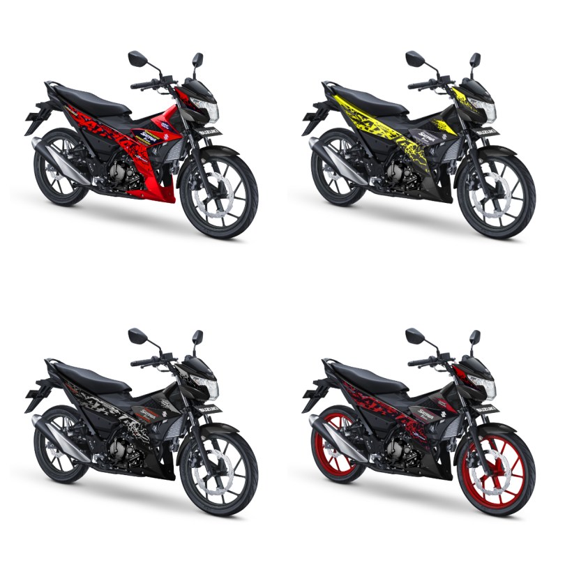 pilihan warna baru suzuki satria F150 2019