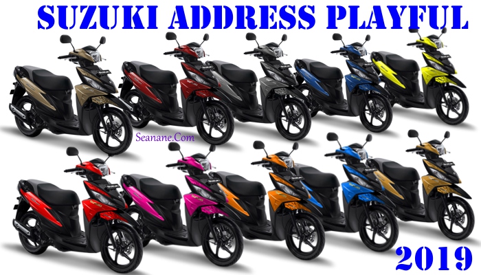 pilihan warna suzuki address 2019 terbaru playful