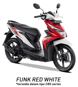 warna honda beat 2019 cbs red white
