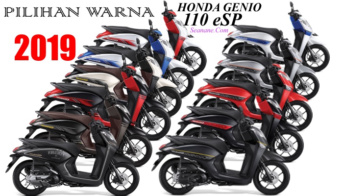 warna honda genio 2019 110 eSP
