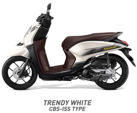 Warna Honda Genio 110 eSP 2019 cbs iss putih