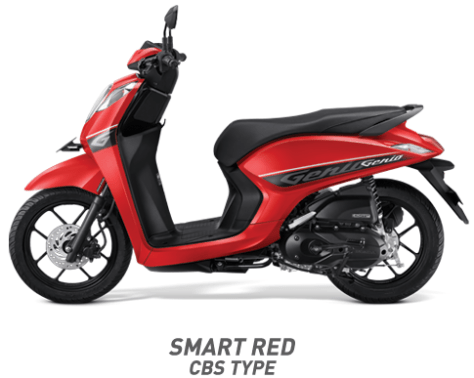 Warna Honda Genio 110 eSP 2019 cbs merah