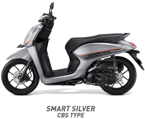 Warna Honda Genio 110 eSP 2019 cbs silver