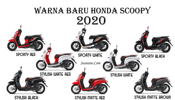 pilihan warna honda scoopy 2020