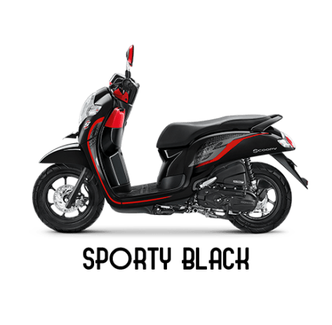warna honda scoopy 2020 hitam